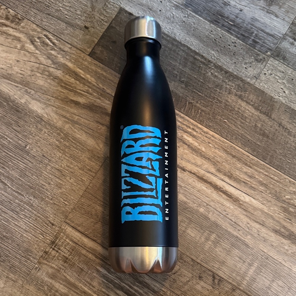 Blizzard Black and Silver Insulated Bottle